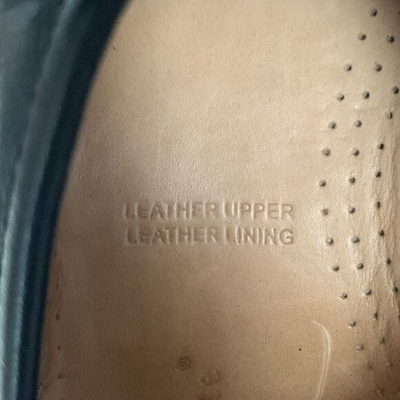 Steeple Gate Made in Brazil Men’s Leather Black Slip On Loafer Size 9 - Picture 9 of 15